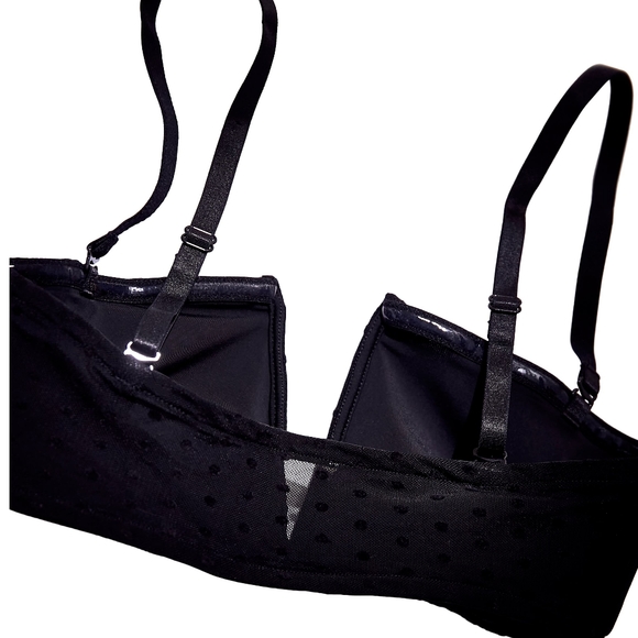Free People Sierra Bandeau Wireless Bra Black - Picture 7 of 8